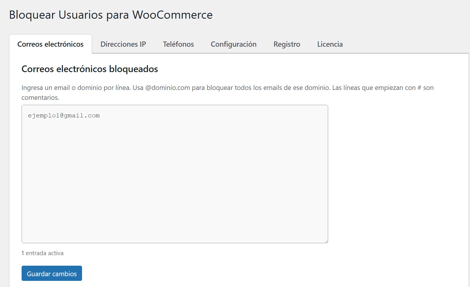 Bloquear Usuarios en WooCommerce